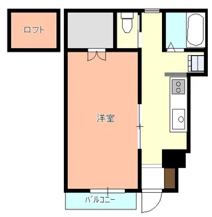 鶴川ビューハイツ【1階】の間取り