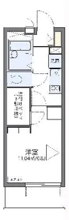 レオパレスきぼう【1階】の間取り