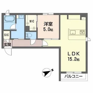 シャーメゾン リラッサIKURA【1階】の間取り