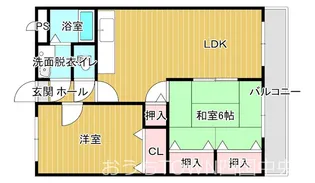 オレンジマンション【3階】の間取り