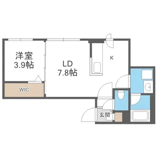 VILLA 41 KOTONI SAPPORO【3階】の間取り