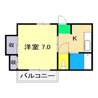 アネックス通町【4階】の間取り