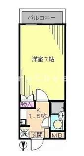 ハイコーポ大久保【2階】の間取り