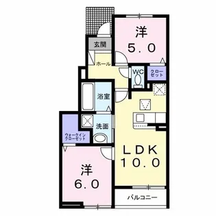 下細井町アパート(028808001)【1階】の間取り
