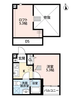 カスミ美原町(ミハラチョウ)【1階】の間取り