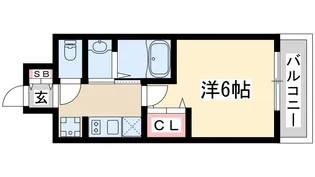 エステムコート新大阪XVフロウ【3階】の間取り