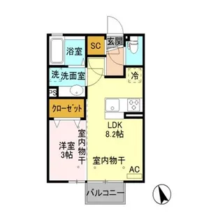 D-スタイル アクシス【2階】の間取り
