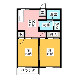 レオパルド【2階】の間取り