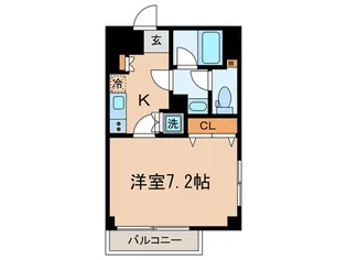 ヴィラフロ-レンス【2階】の間取り