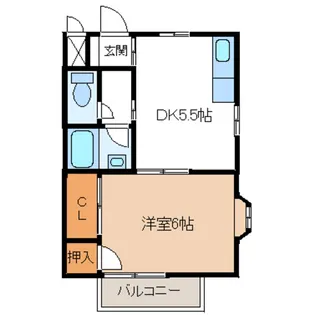 フォルトゥーナ【2階】の間取り