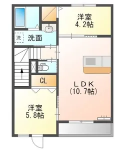 エクロール【2階】の間取り
