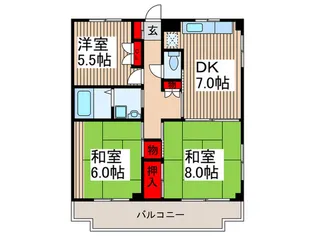 エステ-トナカムラ【3階】の間取り