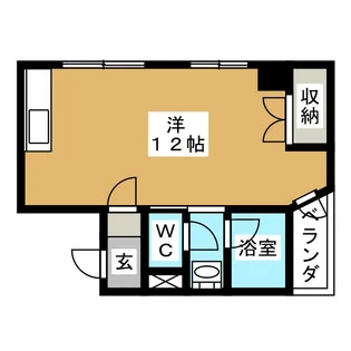 グランディオーゼナガノ【7階】の間取り