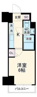 メイクスデザイン川崎II【10階】の間取り