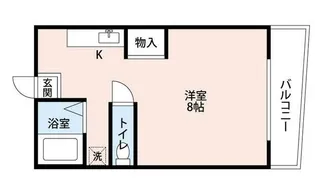 ドミール片江【2階】の間取り