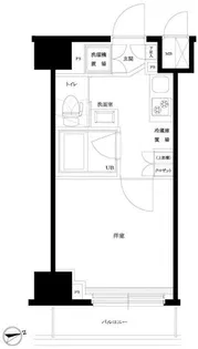 ルーブル羽田西【5階】の間取り