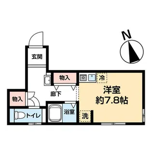 MQuarto熊野前【1階】の間取り