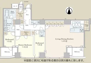三田ガーデンヒルズパークマンション【11階】の間取り