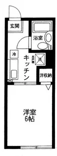 シティハイム マリオンミキ【1階】の間取り