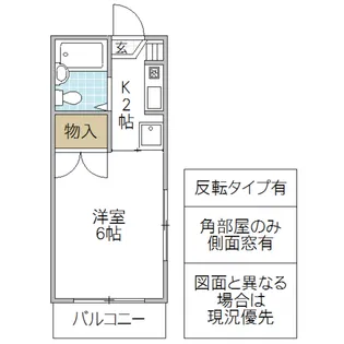 シェルブール【2階】の間取り