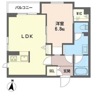 ヒルズ横濱高島台【2階】の間取り