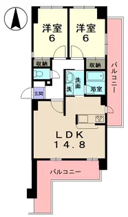グレイスシラカワ【2階】の間取り