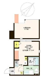 ロンプラジュ西加平【2階】の間取り