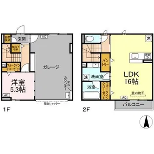 Benelle Garageの間取り
