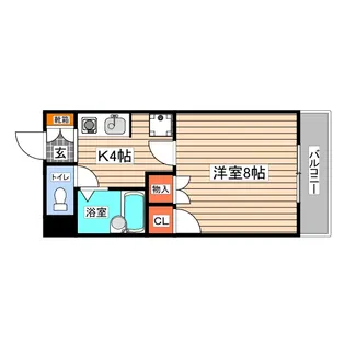 ドミールTOMO【2階】の間取り