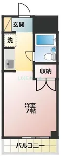 パシフィックコーポ2【3階】の間取り