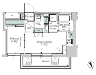 東京都台東区浅草橋1【マンション】の間取り