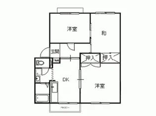 フレグランスモア【2階】の間取り