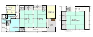 山形県米沢市春日2【一戸建】の間取り