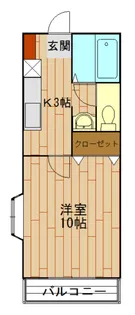 フローラルコート【2階】の間取り