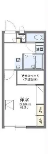 レオパレス鈴木第2【1階】の間取り