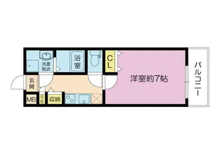 Massimo鶴見【4階】の間取り