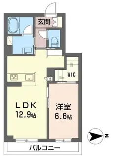 サンワハウス【1階】の間取り