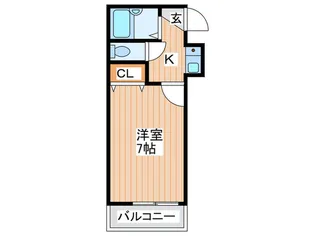 ランドロード・トミオ【2階】の間取り