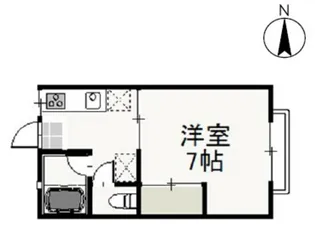 豊成サンコーポ【2階】の間取り