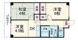 ヤマダイマンション【2階】の間取り