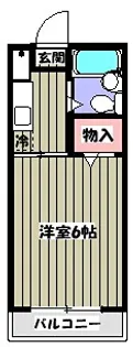 フローラ内田【2階】の間取り