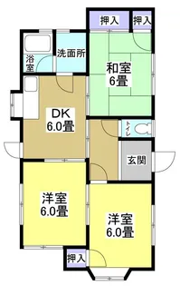 静岡県袋井市神長【一戸建】の間取り