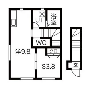 ル メイユール尼沼C棟【2階】の間取り