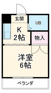 グリーンハイツ【3階】の間取り
