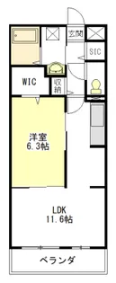 江どばしテラス【1階】の間取り