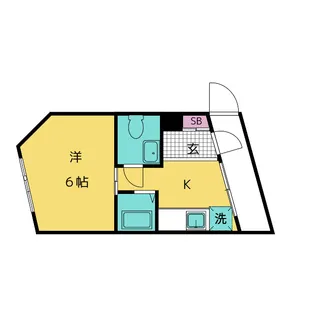 東京都文京区本駒込4【マンション】の間取り