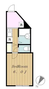 ラ・カンパネラ中央林間【2階】の間取り