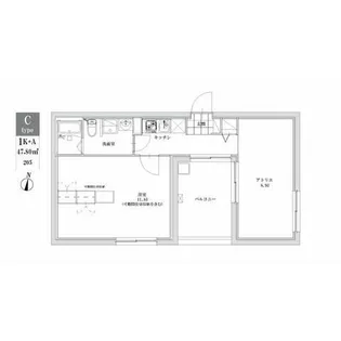 LEGALAND+江古田(リーガランドプラスエコダ)【2階】の間取り