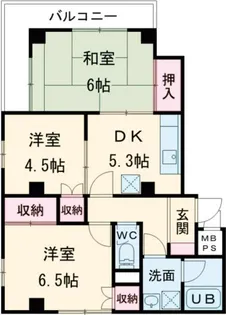 リッジ・タピオラ【4階】の間取り