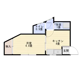 村田ハイツ 津之江【2階】の間取り